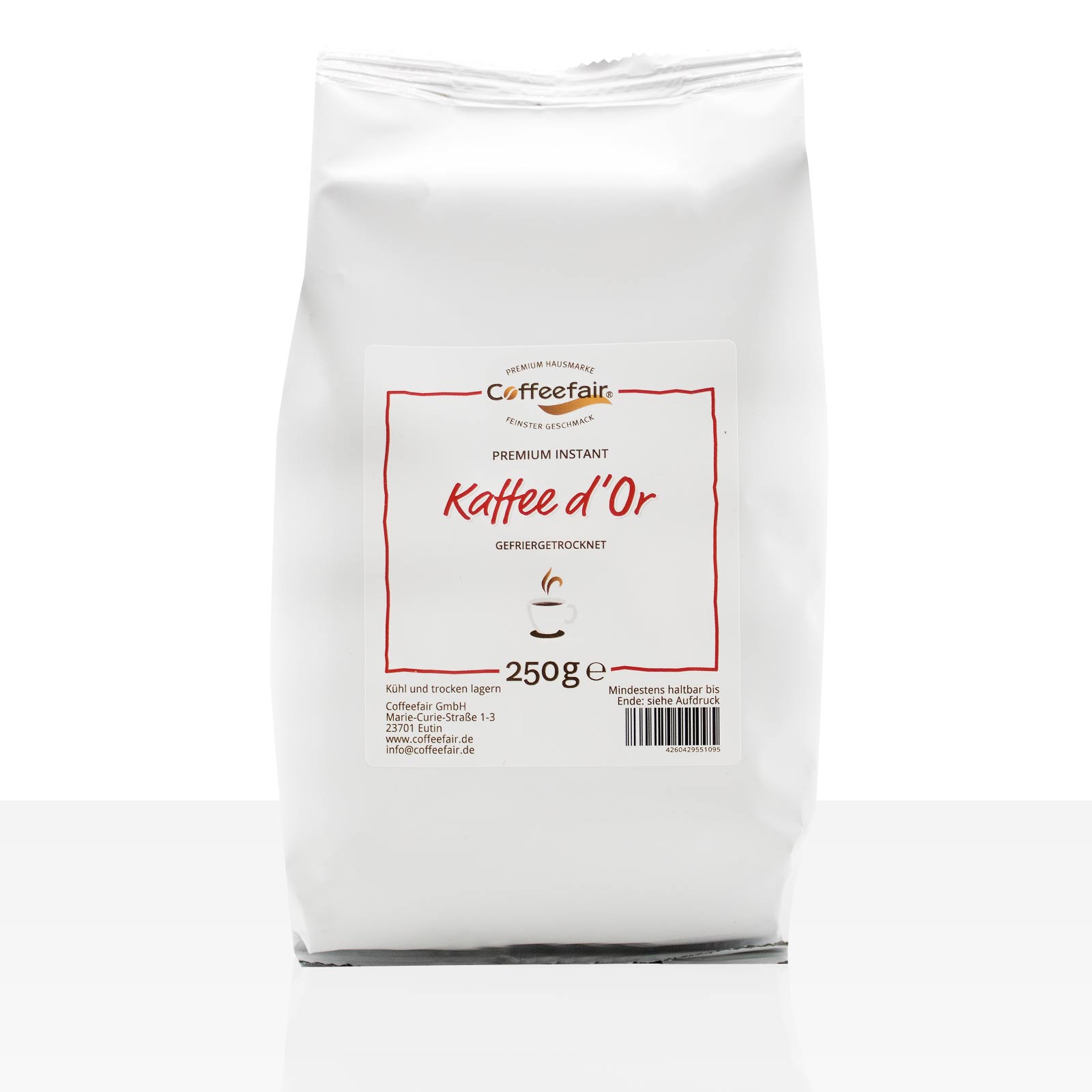 Coffeefair Premium Instant Kaffee d'Or - 10 x 250g löslicher Instantkaffee