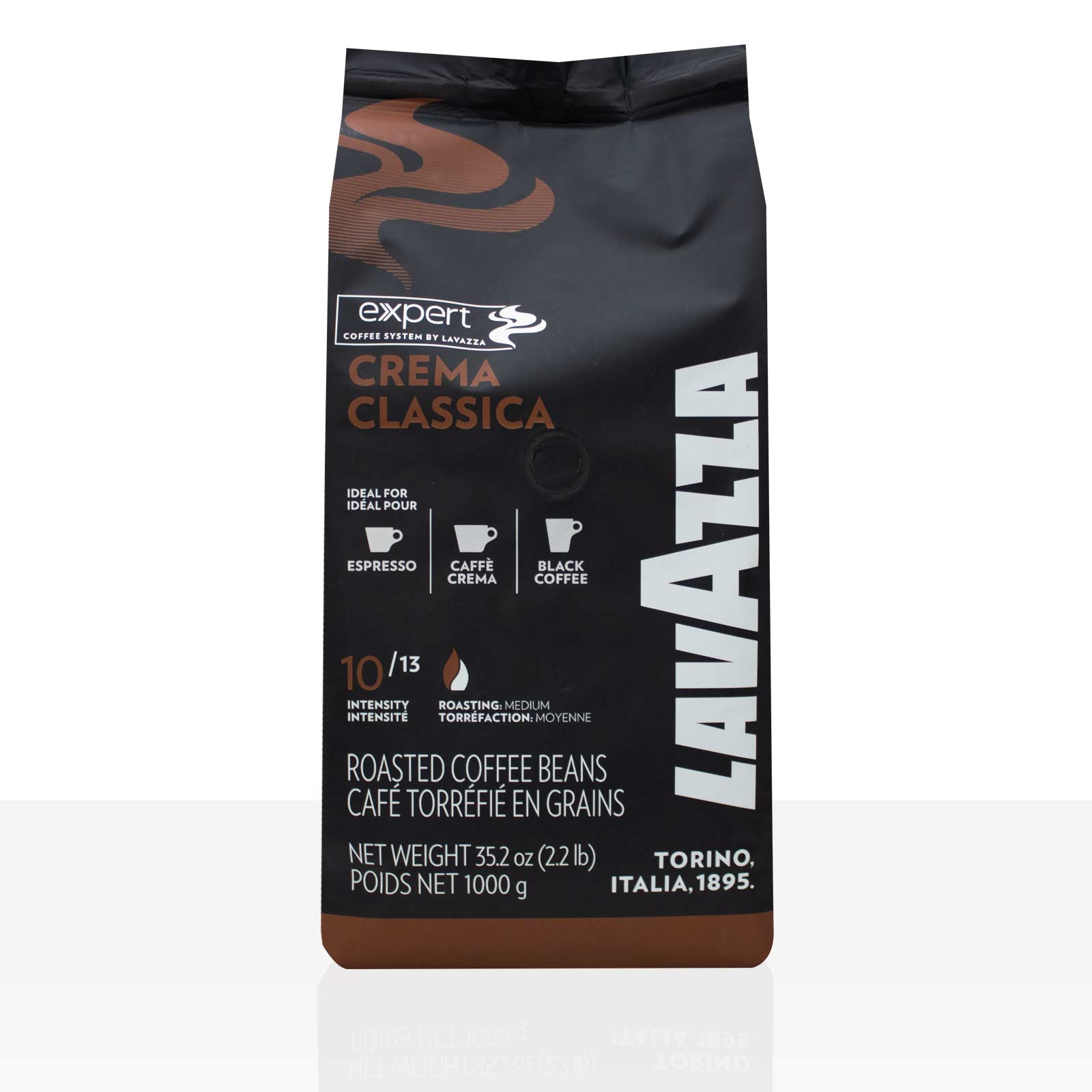 Lavazza Expert Espresso Crema Classica - 6 x 1kg ganze Kaffee-Bohne