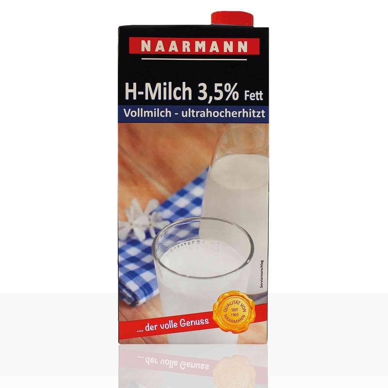 Naarmann H Milch 3 5 Fett Haltbare Vollmilch Mit Drehverschluss