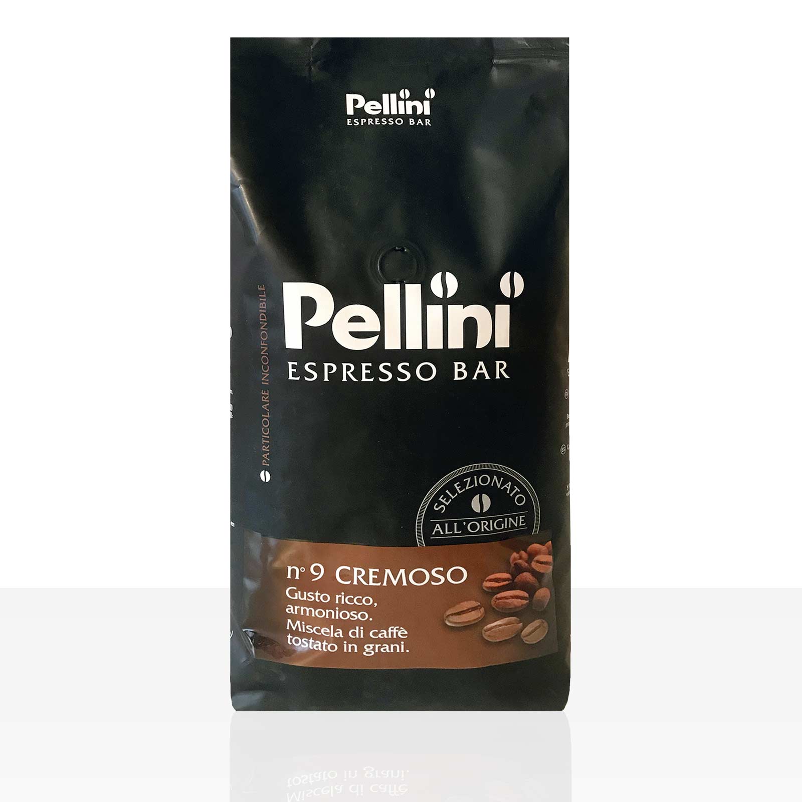 Pellini Espresso Bar N° 9 Cremoso 1kg Kaffee ganze Bohne