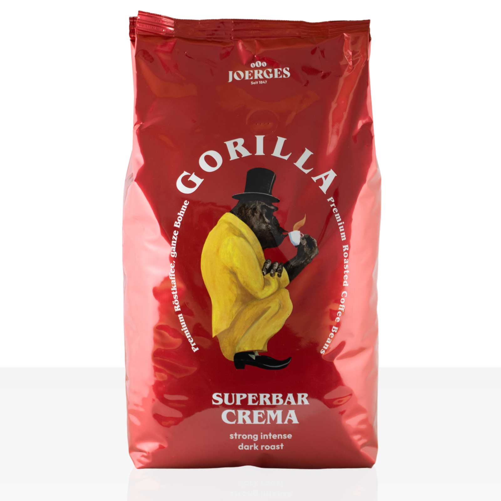 Gorilla Espresso Super Bar Crema 12 x 1kg, Kaffee ganze Bohne