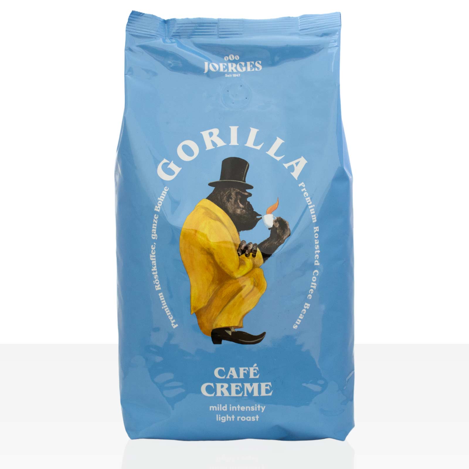 Gorilla Cafe Creme Kaffee 12 x 1kg ganze Bohne