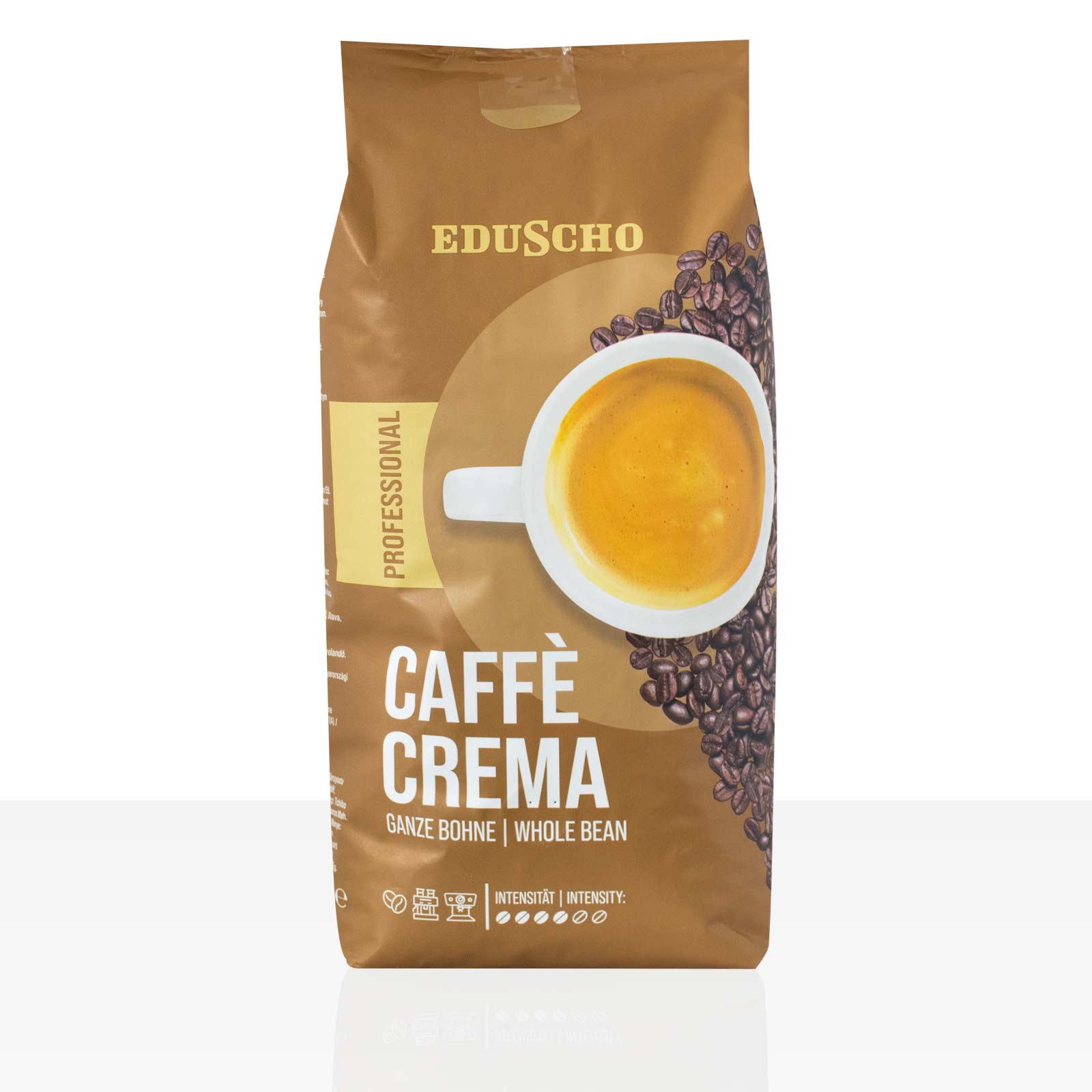 Eduscho Professionale Caffe Crema 6 x 1kg ganze Bohne