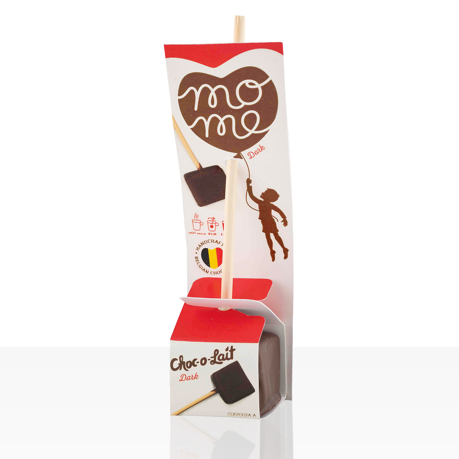 Choc-o-lait Trinkschokolade am Stiel Dark im Displaykarton 24Stk