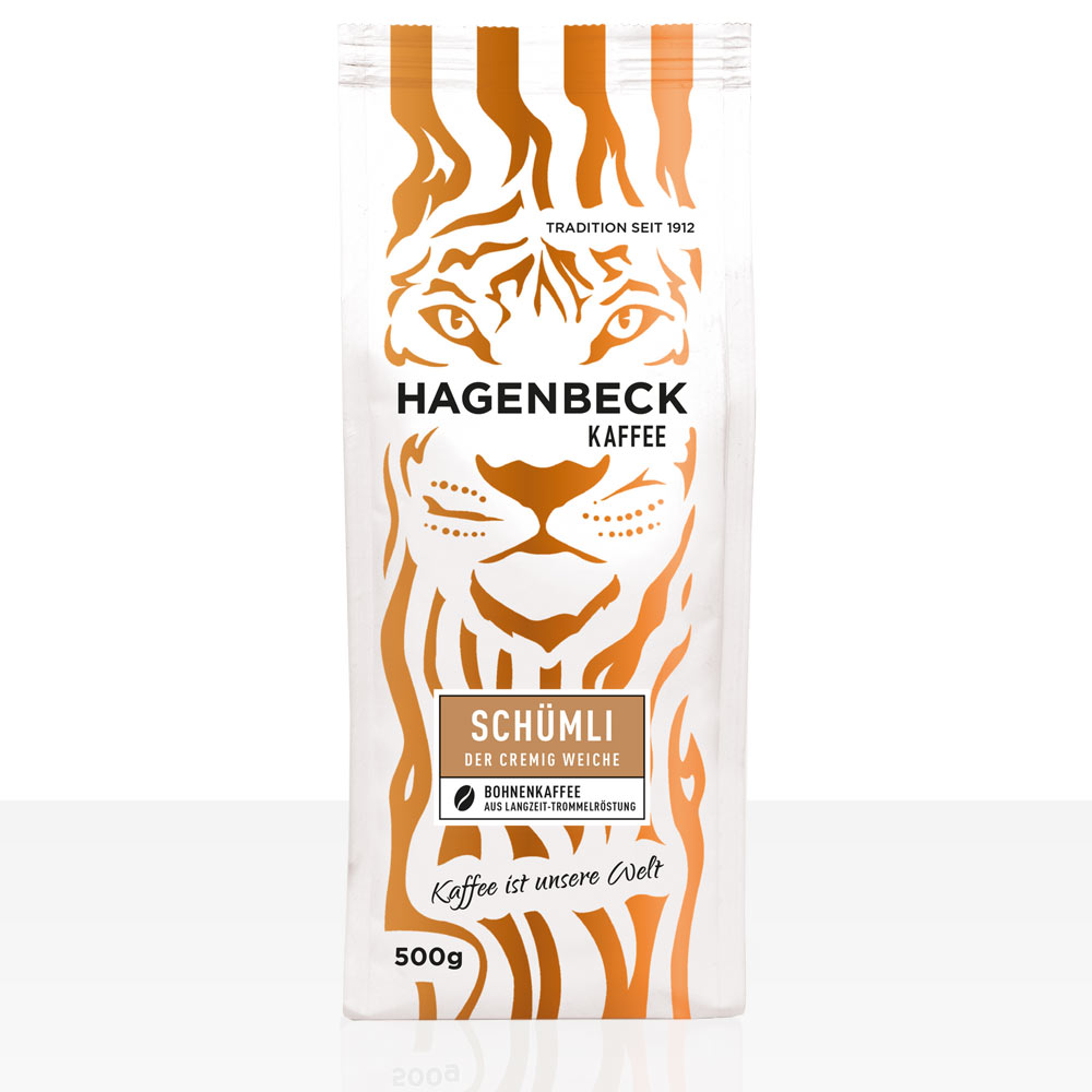 Hagenbeck Schümli Der cremig Weiche 5 x 500g Kaffeebohnen