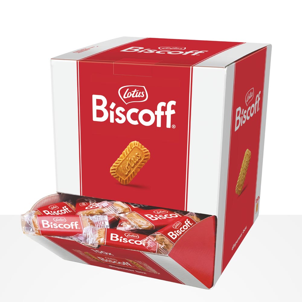 Lotus Biscoff Gebäck 150 Stk, Karamellkekse Karamellgebäck im Spender