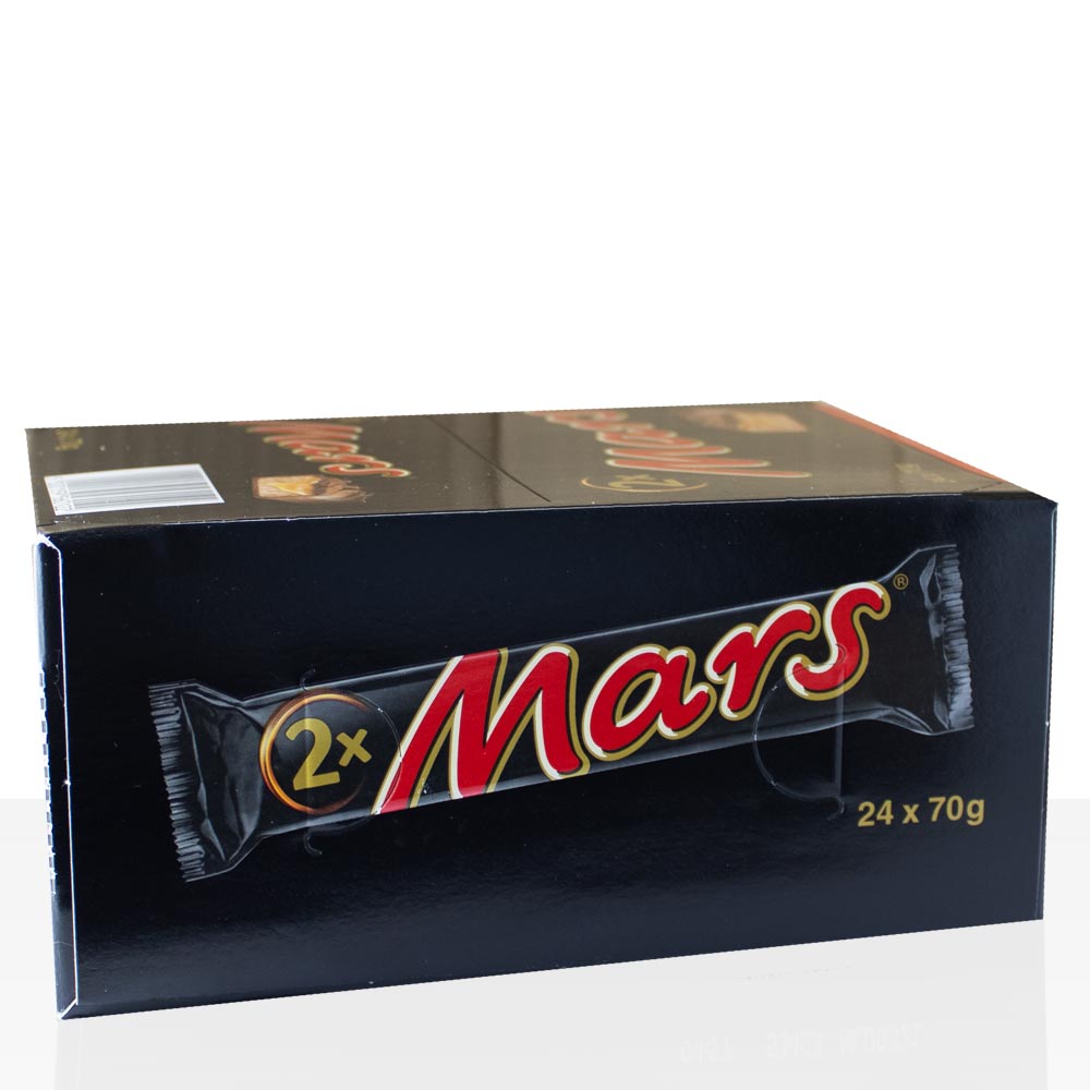 Mars 2Pack Riegel 24 x 70g Doppelriegel mit Karamell & Nougat, Schokoriegel
