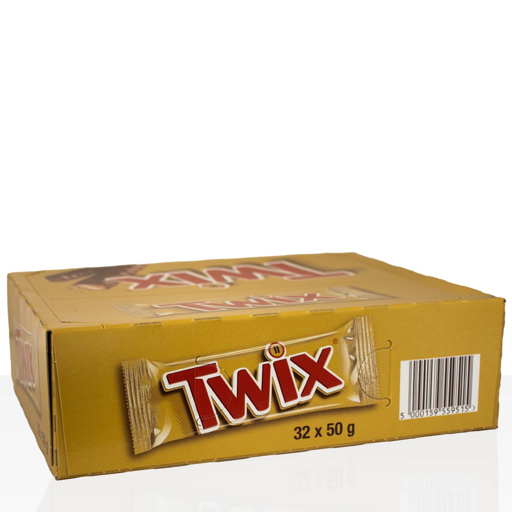 Twix Classic Riegel 32 x 50g - Schokoriegel Vorratspack