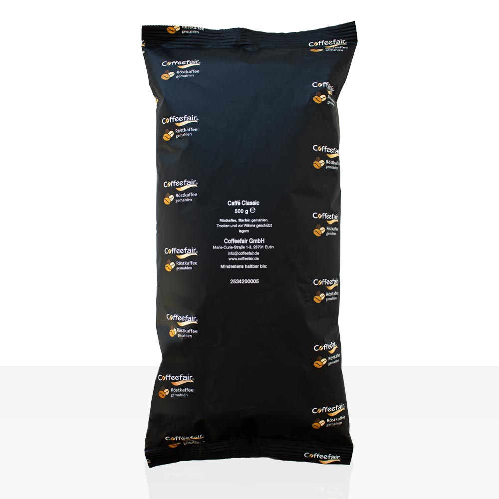 Coffeefair Filterkaffee Caffe Classic 500g Kaffee gemahlen in Gastro-Qualität