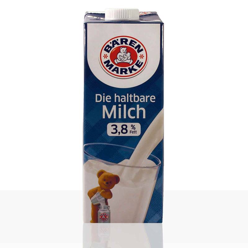 Barenmarke Die Haltbare Milch 3 8 Fett Vollmilch Mit