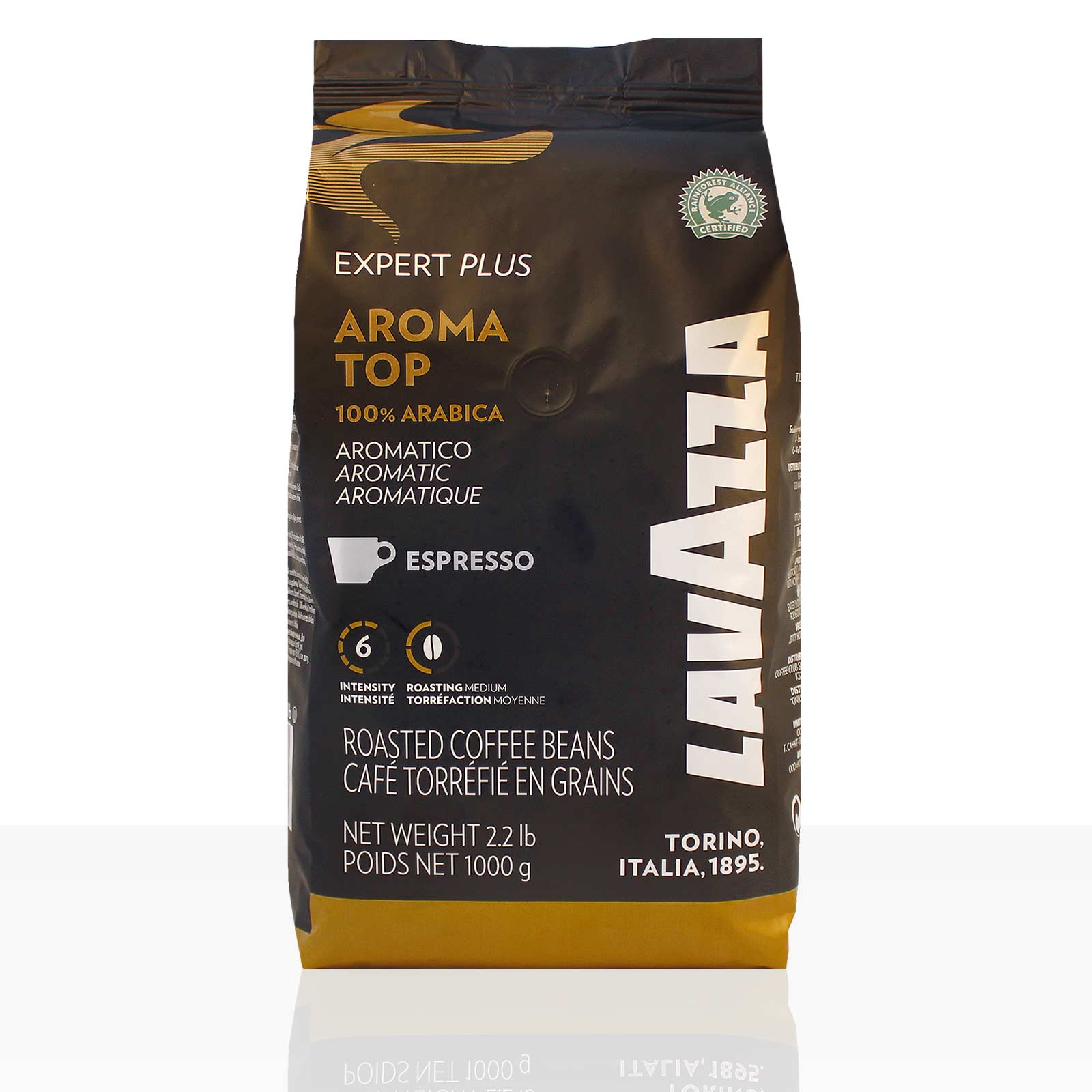 Lavazza Expert Plus Aroma Top 100 x 1kg ganze KaffeeBohne, 100
