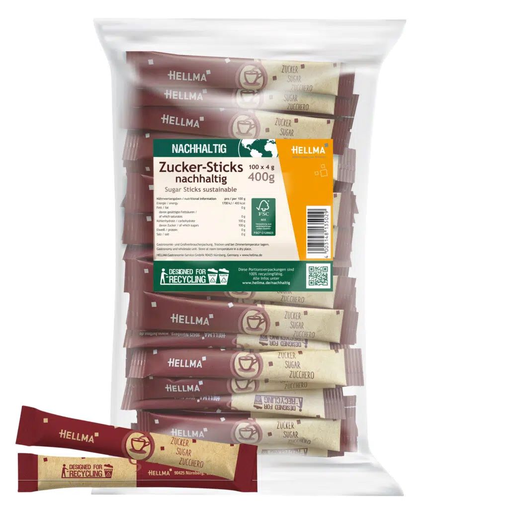 Zitronensaft-Sticks In Portionspackungen Von