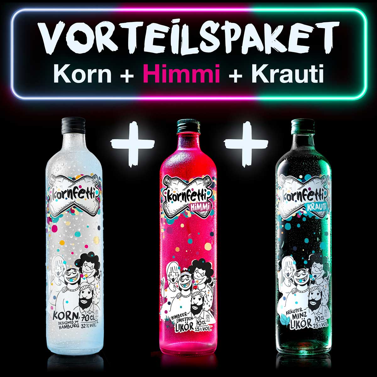 Vorteilspaket Korn + Himmi + Krauti