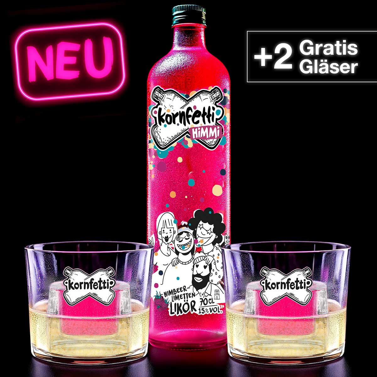 Himmi 0,7 L inkl. 2x Bomb Glas GRATIS