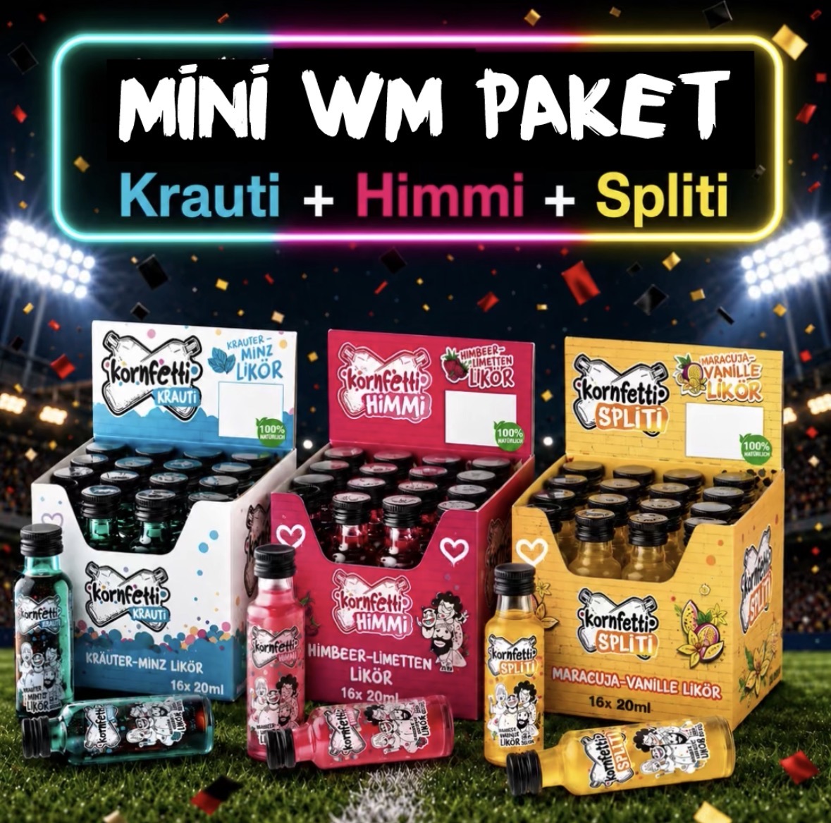 Mini WM Paket (Spliti + Himmi + Krauti)