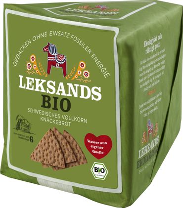 Leksands Bio Roggen Vollkorn Kn&auml;ckbrot aus Schweden -   ca. 200 g – Bild 1