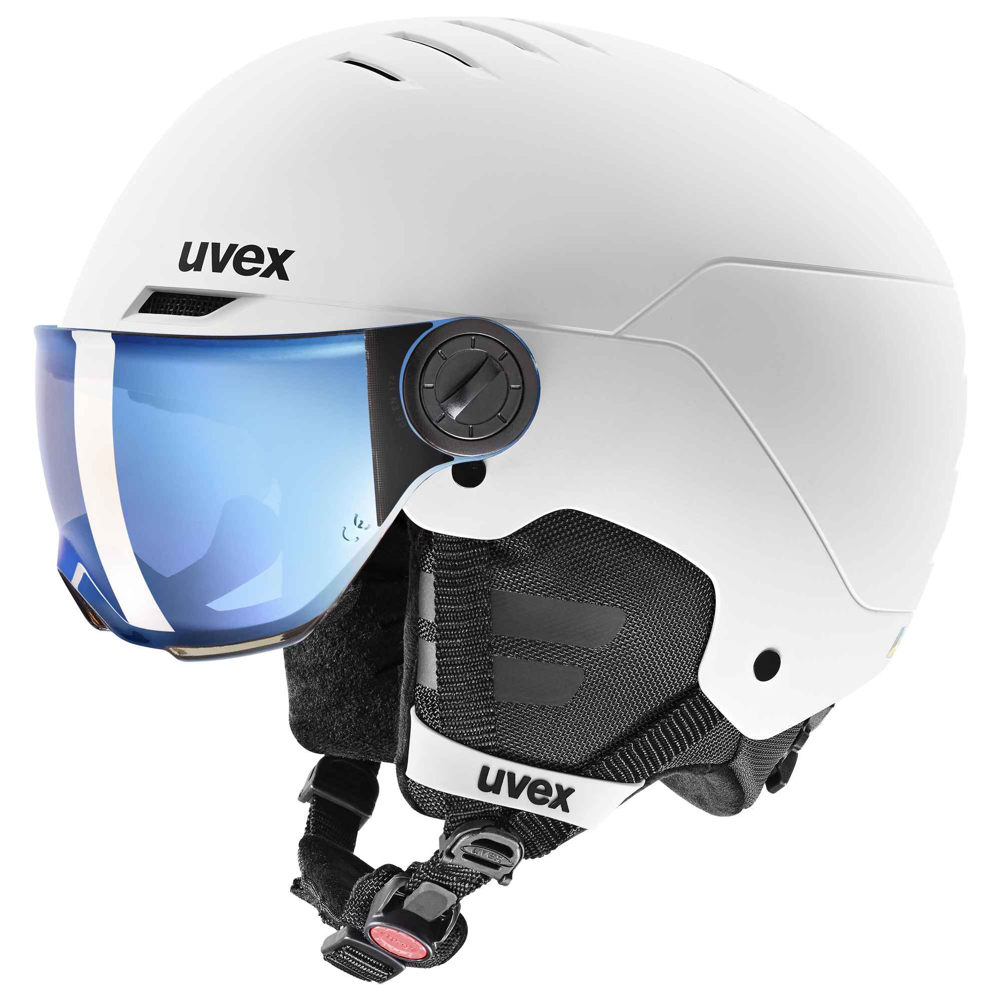 Uvex Rocket Jr. Visor - Kinder-/Jugend Visierhelm mit Schutzstufe