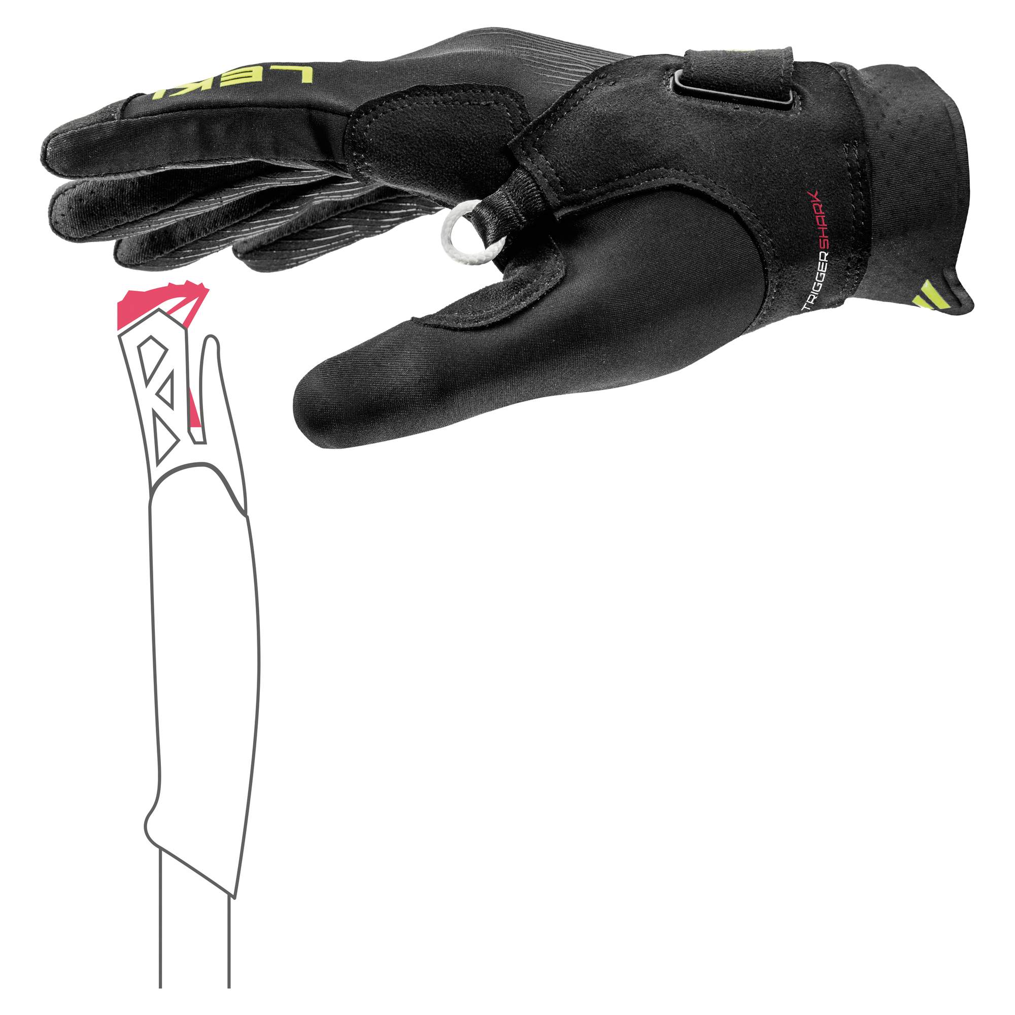 Leki Ultratrail TR - Trail Running / Nordic Walking Handschuhe mit Trigger  Shark | Skihaus Hellenberg e.K.