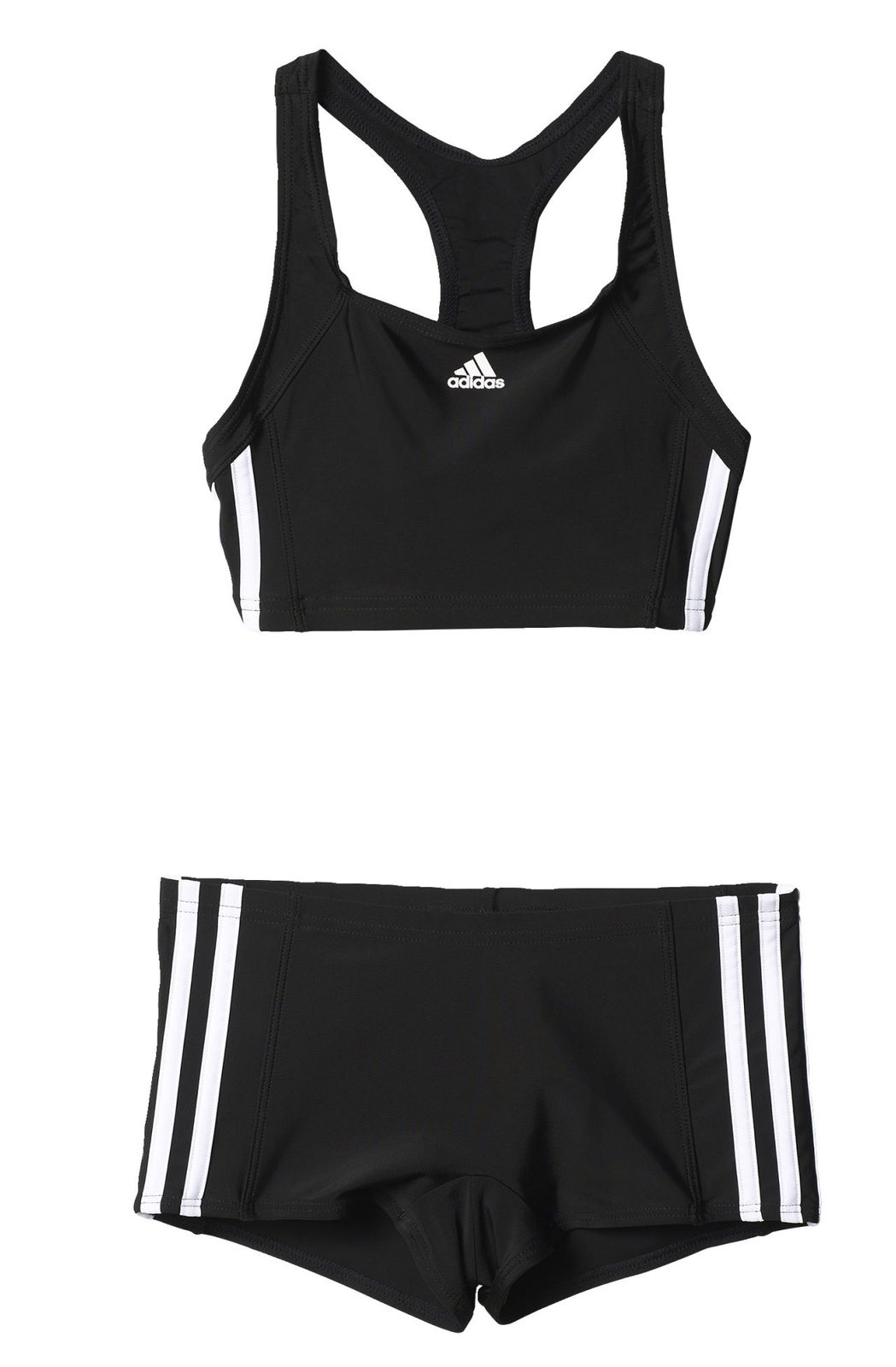 adidas Performance Mädchen Bikini ESSENCE CORE 3S 2PC Y schwarz weiß eBay