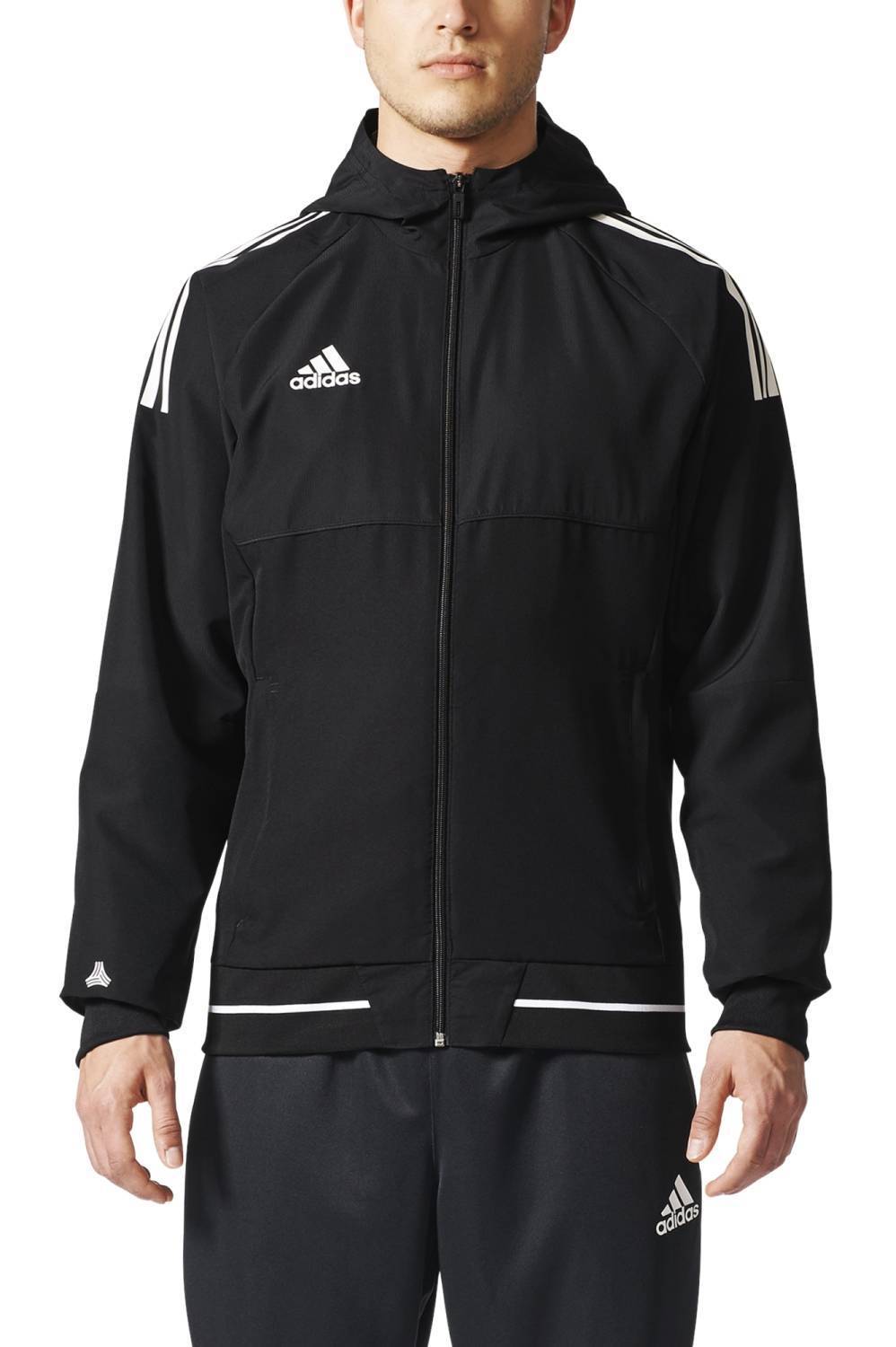 adidas Herren Sport Freizeit Fussball Jacke TANF PRE Jacket schwarz