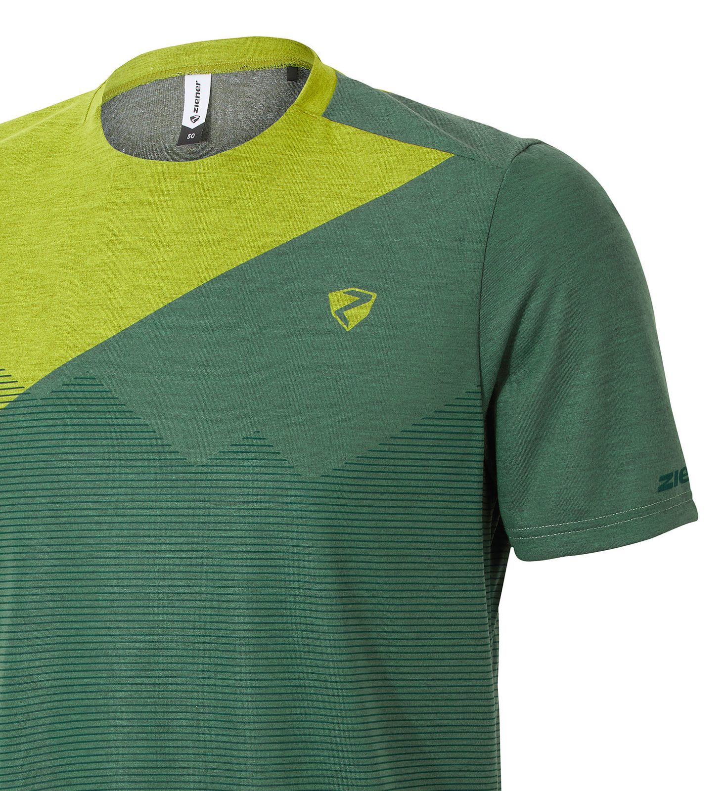 Fahrrad//Outdoor//Fitness//Sport shirt Ziener Herren EEFAN man Funktions-Shirt atmungsaktiv|schnelltrocknend|kurzarm