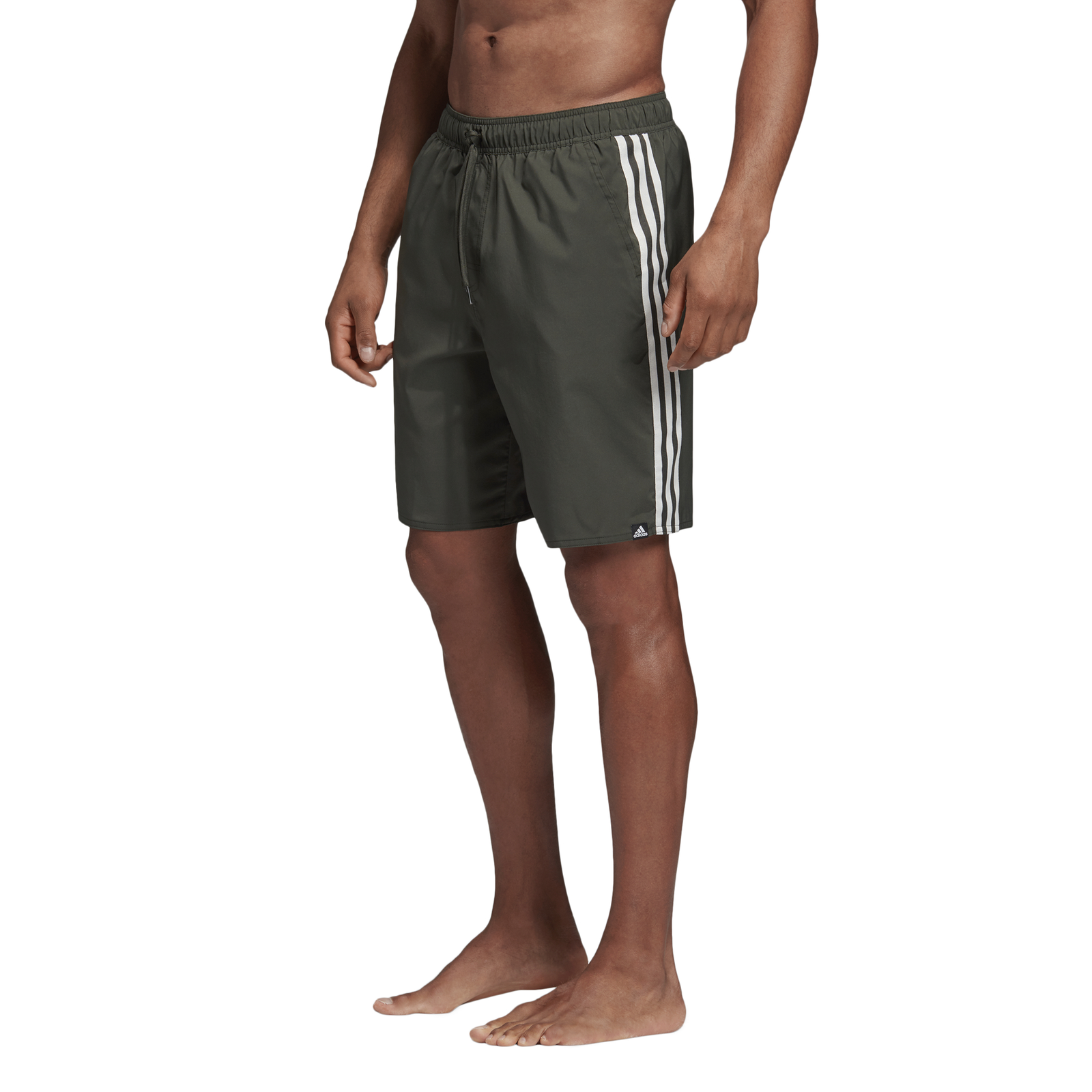 3 Performance Badeshort stripes grün Badeshort adidas T Shirt Herren Club 3 Stripes colore grün Adidas