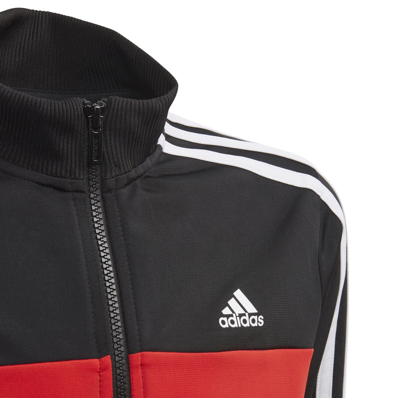 adidas Performance Kinder Sport-Trainingsanzug Tiberio Tracksuit schwarz rot