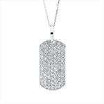 necklace 18 kt WG, with loop at 40 cm + 42 cm