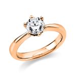 ring, roodgoud 18 kt