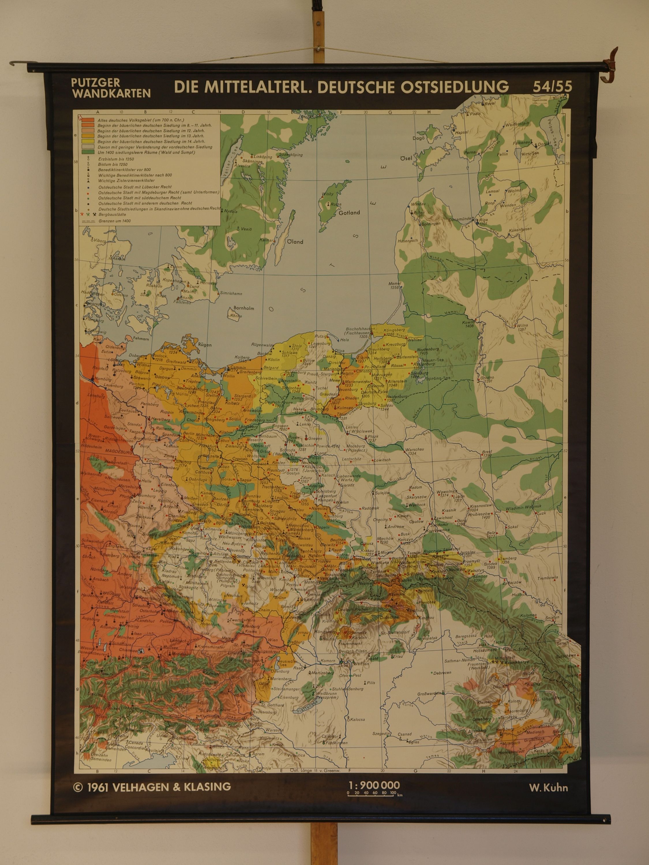 Mittelalter Siedler deutsche Stadtgründungen Bauern im Osten Landnahme ...