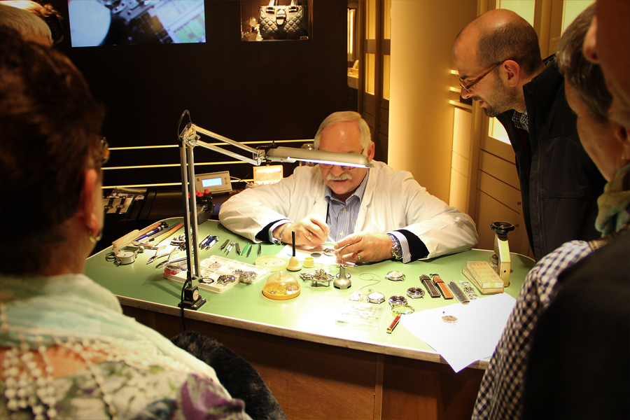 NIVREL Watchmakers's Day at the Kraemer jewelry store