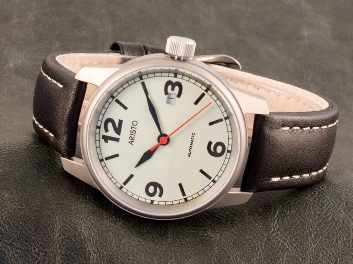 ARISTO 5H69Ti, Titan luminous dial, Automatic Watches Aristo