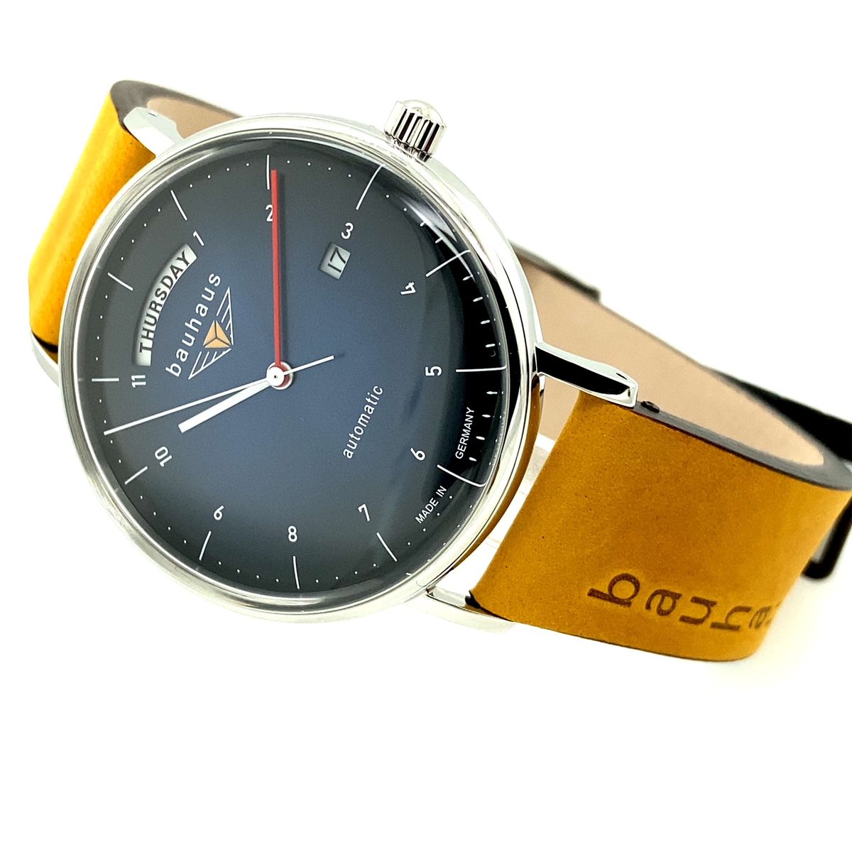 Bauhaus Automatik, 2162-3, dunkelblau | Enjoy Your Watch, Online Shop für  Uhren, Uhrenzubehör und Uhren-Accessoires