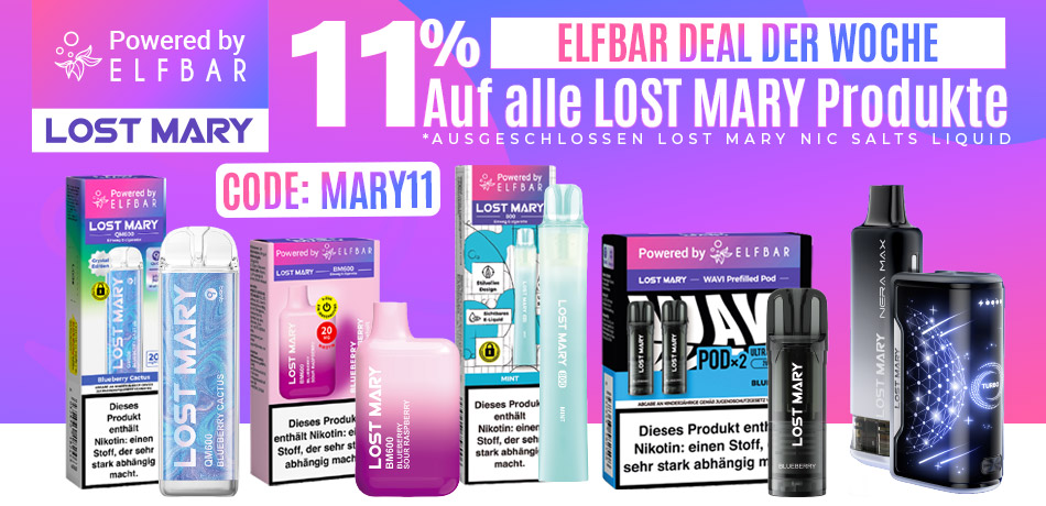 Lost Mary 11% Rabatt
