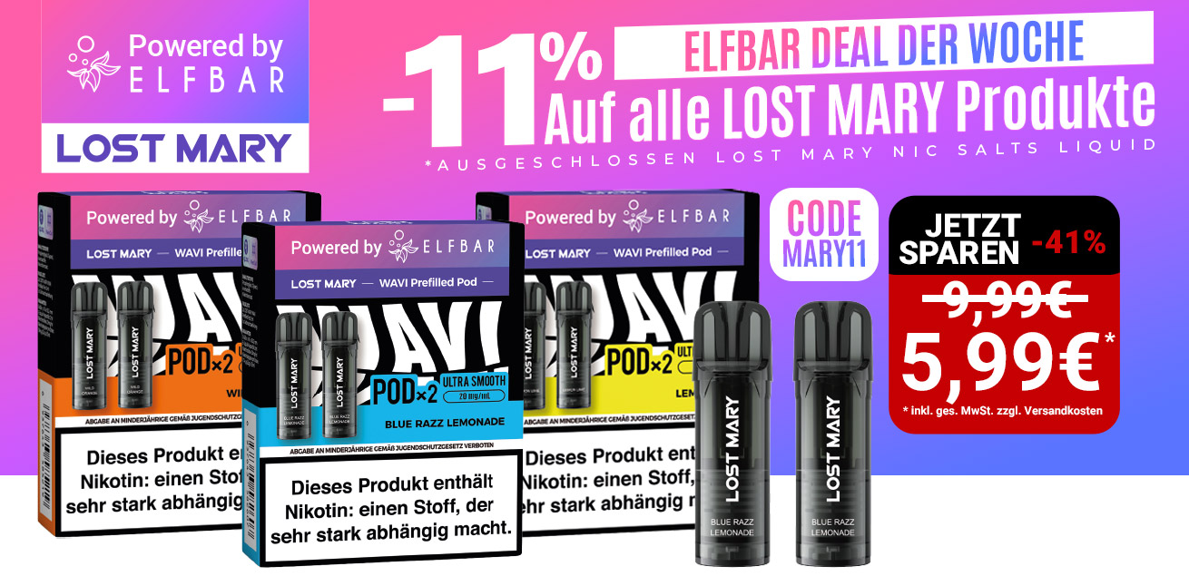 Lost Mary 11% Rabatt