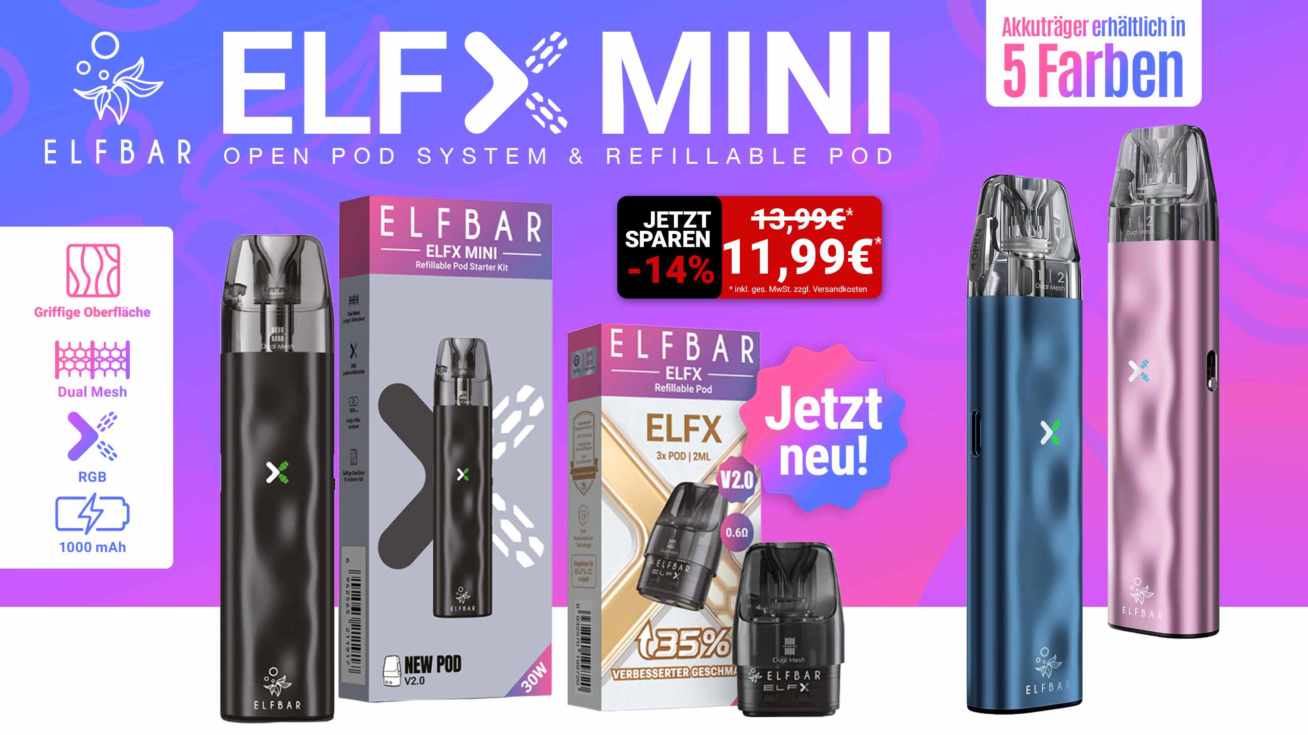ELFBAR | ELFA | LOST MARY | ab 1,99€ Kaufen
