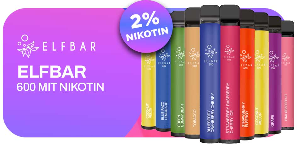 Elfbar 600 Mit Nikotin