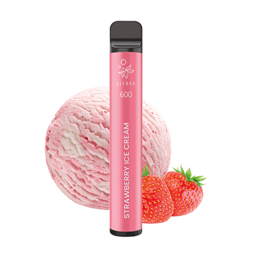 ELFBAR 600 Strawberry Ice Cream Nikotinfrei thumbnail