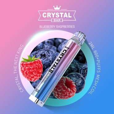 SKE Crystalbar 600 - Geschmack: Blueberry Raspberries mit 20mg Nikotin