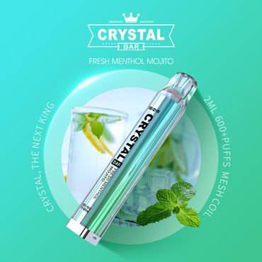 SKE Crystalbar 600 - Geschmack: Fresh Menthol Mojito mit 20mg Nikotin
