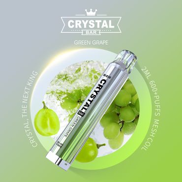 SKE Crystalbar 600 - Geschmack: Green Grape mit 20mg Nikotin