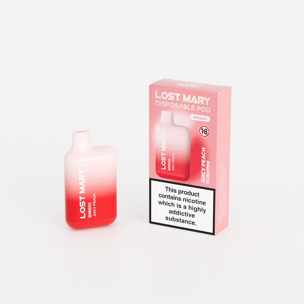 lost mary pods peach ice Lost Mary Tappo - Peach Ice - Liquid Pod 2 ml - 2er Pack main image 0