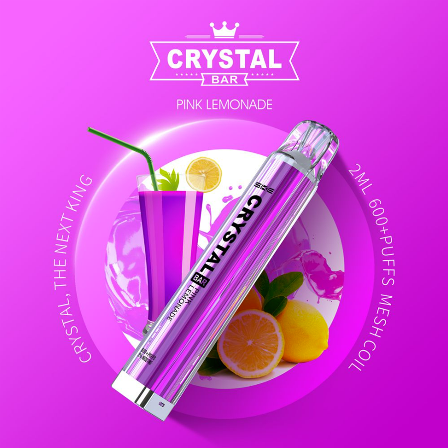 pink lemonade crystal vape Crystal Prime Aura Bar 10k Puffs Prefilled Pod Vape [Lowest Price] main image 1