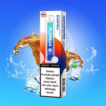 Fruchtiger Geschmack von - Bloody Bull mit kühlendem Frischekick