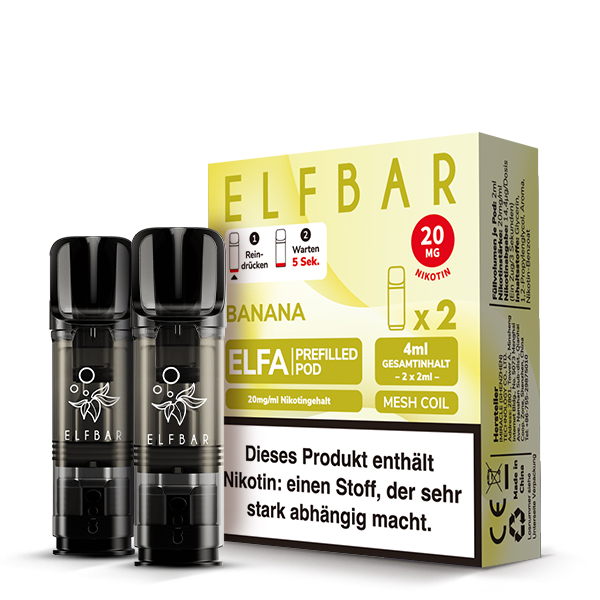 elfbar pods nikotingehalt Elf Bar Elfa 2er Pod Blueberry | Gratis Versand main image 1