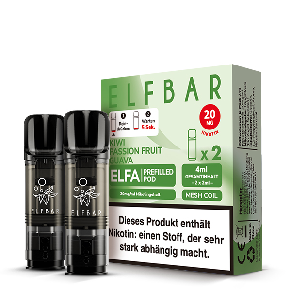 ricariche elf bar kiwi passion fruit guava Kiwi Passion Guava ElfBar 600 V2 Usa e Getta main image 0
