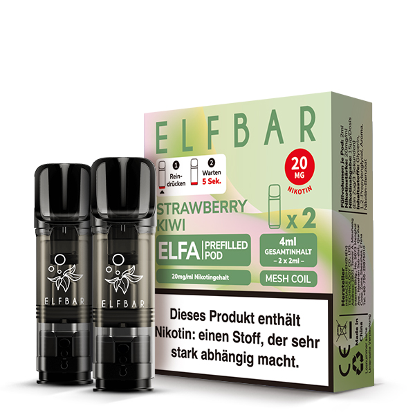 elfbar elfa pods nachfüllen ELFBAR Refill Pods | Leerpods zum Nachfüllen ab 6,99€ main image 1