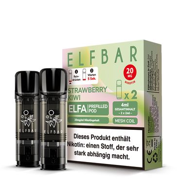ELFBAR ELFA Strawberry Kiwi 20mg Nikotin 2er Pack