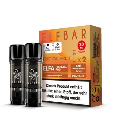 ELFBAR ELFA Tropical Fruit 20mg Nikotin 2er Pack