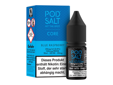 Pod Salt Core - Blue Raspberry - Nikotinsalz Liquid